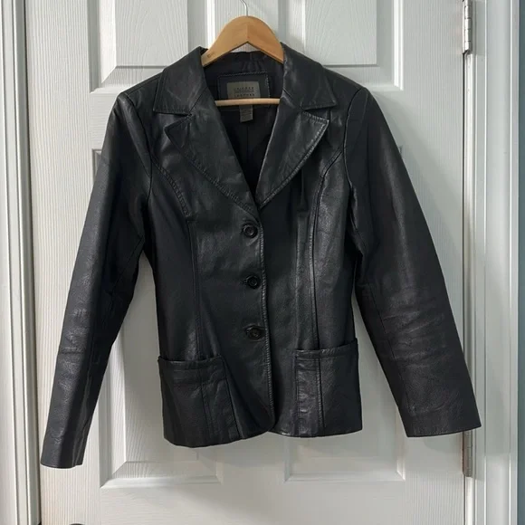 John Paul Richard Genuine Black Leather Jacket Uniform Leather - Picture 9 of 9